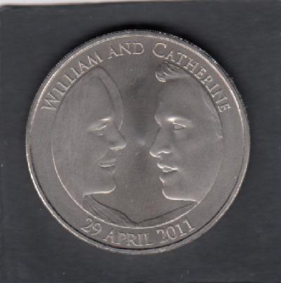 Beschrijving: 5 Pond ROYAL WEDDING WILLIAM/CATHERINE